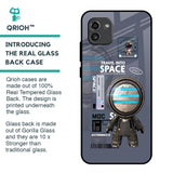 Space Travel Glass Case for Samsung Galaxy A03