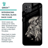 Brave Lion Glass Case for Samsung Galaxy A03