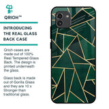 Abstract Green Glass Case For Samsung Galaxy A03