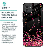 Heart Rain Fall Glass Case For Samsung Galaxy A03