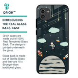 Astronaut Dream Glass Case For Samsung Galaxy A03