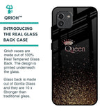 I Am The Queen Glass Case for Samsung Galaxy A03
