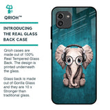 Adorable Baby Elephant Glass Case For Samsung Galaxy A03
