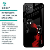 Shadow Character Glass Case for Samsung Galaxy A03