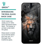 Devil Lion Glass Case for Samsung Galaxy A03