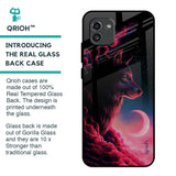 Moon Wolf Glass Case for Samsung Galaxy A03