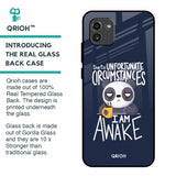 Struggling Panda Glass Case for Samsung Galaxy A03