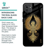 Mythical Phoenix Art Glass Case for Samsung Galaxy A03