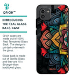 Retro Gorgeous Flower Glass Case for Samsung Galaxy A03