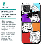 Anime Sketch Glass Case for Samsung Galaxy A03
