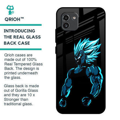 Pumped Up Anime Glass Case for Samsung Galaxy A03