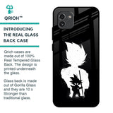 Monochrome Goku Glass Case for Samsung Galaxy A03