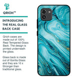 Ocean Marble Glass Case for Samsung Galaxy A03