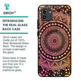 Floral Mandala Glass Case for Samsung Galaxy A03