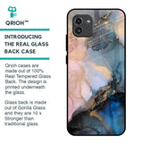 Marble Ink Abstract Glass Case for Samsung Galaxy A03