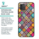 Multicolor Mandala Glass Case for Samsung Galaxy A03