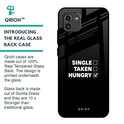Hungry Glass Case for Samsung Galaxy A03