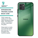 Green Grunge Texture Glass Case for Samsung Galaxy A03
