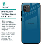 Cobalt Blue Glass Case for Samsung Galaxy A03