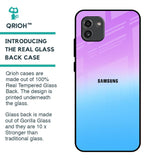 Unicorn Pattern Glass Case for Samsung Galaxy A03