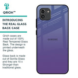 Indigo Pastel Glass Case For Samsung Galaxy A03