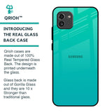 Cuba Blue Glass Case For Samsung Galaxy A03