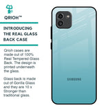 Arctic Blue Glass Case For Samsung Galaxy A03