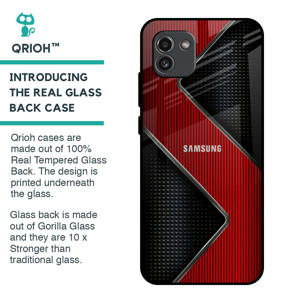 Art Of Strategic Glass Case For Samsung Galaxy A03