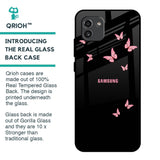 Fly Butterfly Glass Case for Samsung Galaxy A03