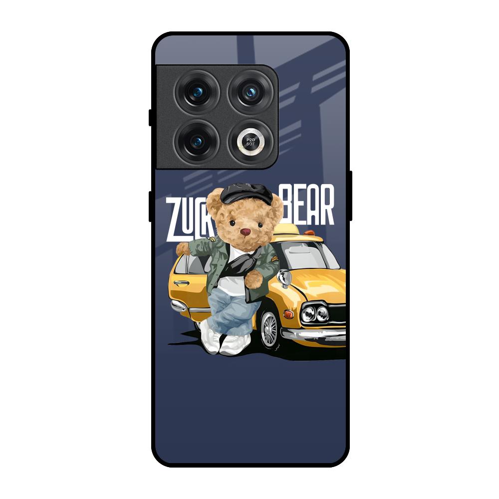 Adventurous Bear OnePlus 10 Pro Glass Back Cover Online