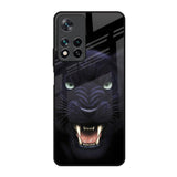 Angry Black Leopard Redmi Note 11 Pro 5G Glass Back Cover Online