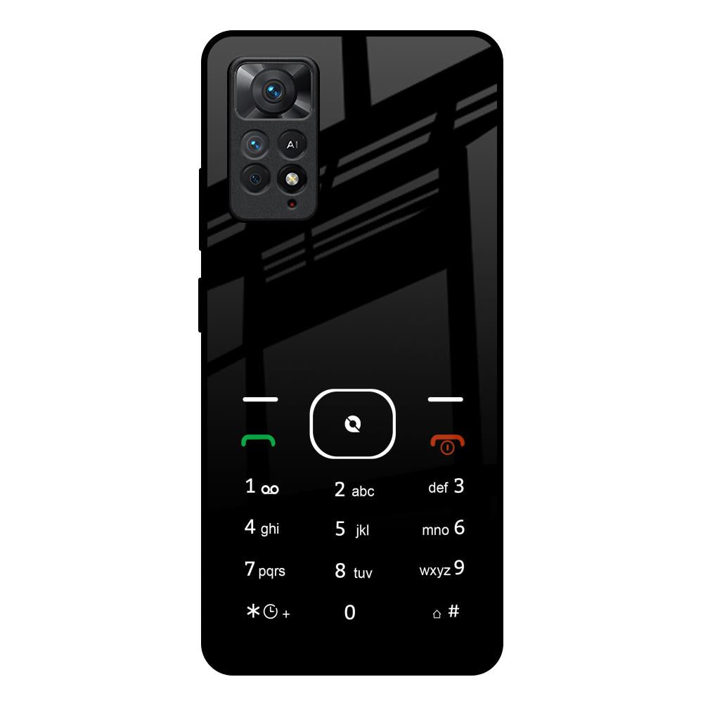 Classic Keypad Pattern Redmi Note 11 Pro Plus 5G Glass Back Cover Online