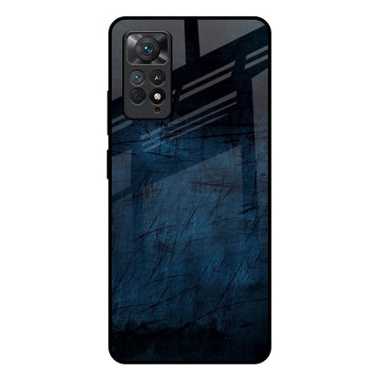 Dark Blue Grunge Redmi Note 11 Pro Plus 5G Glass Back Cover Online