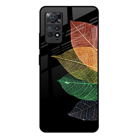 Colorful Leaves Xiaomi Redmi Note 11 Pro+ Glass Back Cover Online
