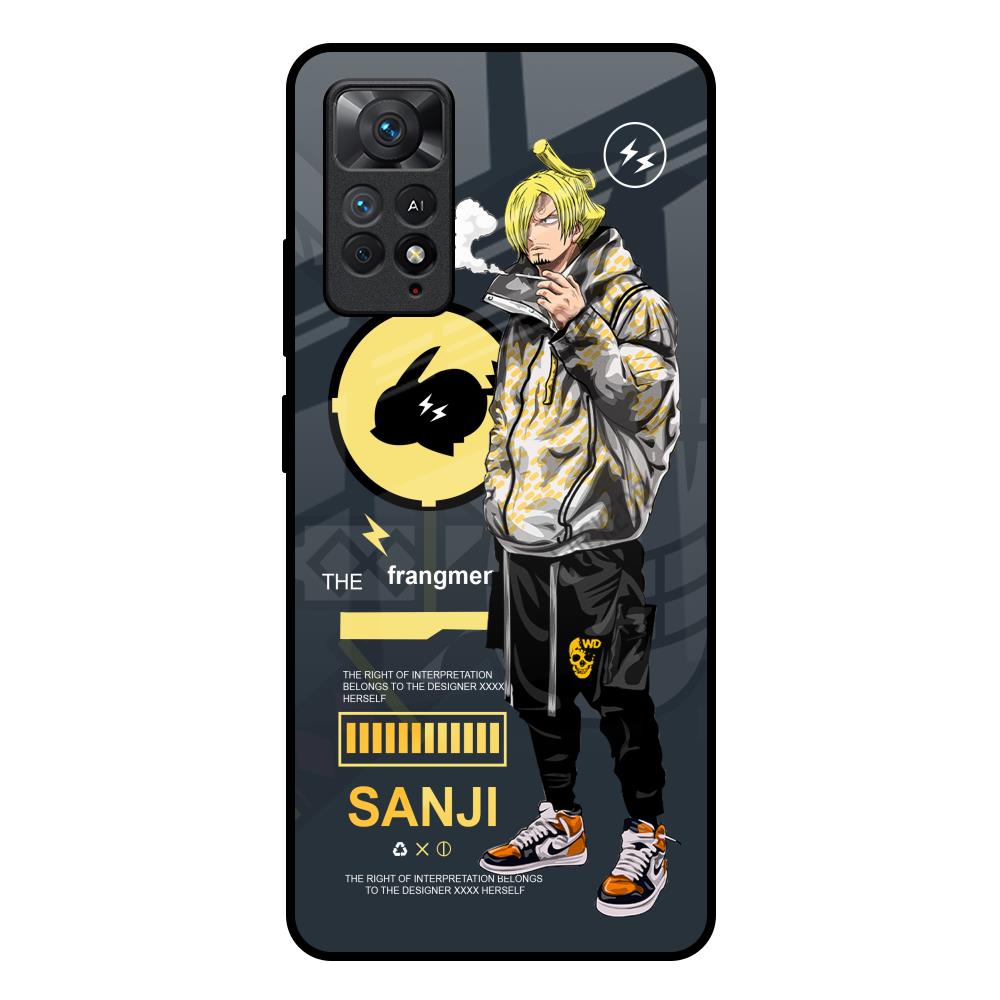 Cool Sanji Redmi Note 11 Pro Plus 5G Glass Back Cover Online