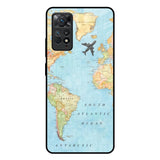Travel Map Redmi Note 11 Pro Plus 5G Glass Back Cover Online