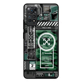 Green Camo Circuit Redmi Note 11 Pro Plus 5G Glass Back Cover Online