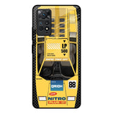 Yellow Racing Car Redmi Note 11 Pro Plus 5G Glass Back Cover Online