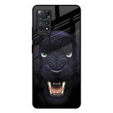 Angry Black Leopard Redmi Note 11 Pro Plus 5G Glass Back Cover Online