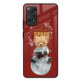 Astronaut Bear Xiaomi Redmi Note 11 Pro+ Glass Back Cover Online