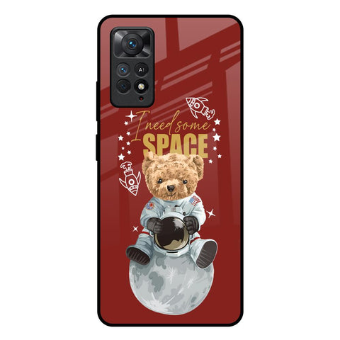 Astronaut Bear Xiaomi Redmi Note 11 Pro+ Glass Back Cover Online