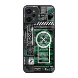 Green Camo Circuit Realme C31 Glass Back Cover Online