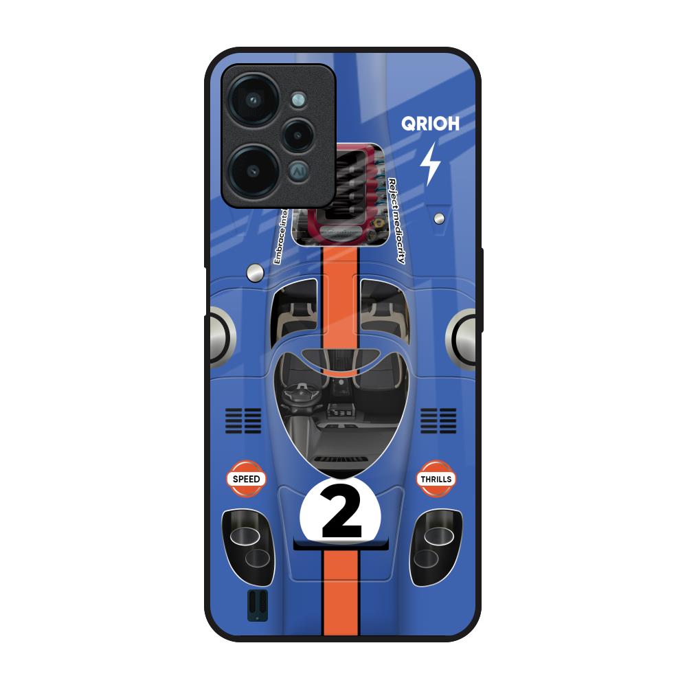 Car Adiction Realme C31 Glass Back Cover Online