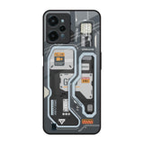 Retro Futuristic Realme C31 Glass Back Cover Online