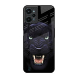 Angry Black Leopard Realme C31 Glass Back Cover Online