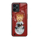 Astronaut Bear Realme C31 Glass Back Cover Online