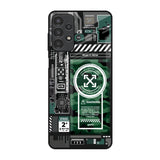 Green Camo Circuit Samsung Galaxy A13 Glass Back Cover Online