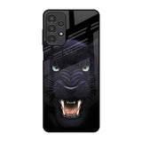 Angry Black Leopard Samsung Galaxy A13 Glass Back Cover Online