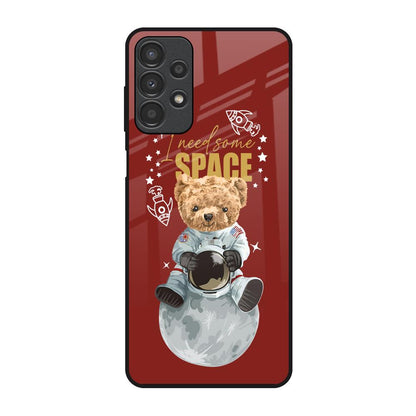 Astronaut Bear Samsung Galaxy A13 Glass Back Cover Online