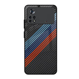 Carbon Inspired Poco X4 Pro 5G Glass Back Cover Online